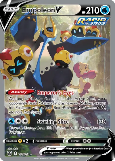 Empoleon V 146/163 Ultra Rare from Battle Styles