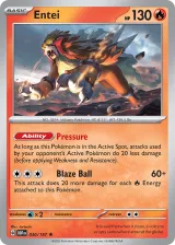 Entei 030/197 Rare from Obsidian Flames