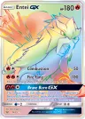 Entei-GX 74/73 Rainbow Rare from Shining Legends