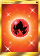 Fire Energy 167/147 Secret Rare from Burning Shadows