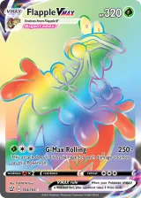 Flapple VMAX 164/163 Rainbow Rare from Battle Styles