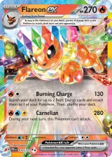 Flareon ex 014/131 Double Rare from Prismatic Evolutions