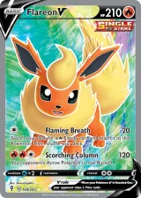 Flareon V 169/203 Ultra Rare from Evolving Skies