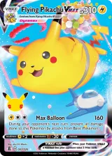 Flying Pikachu VMAX 7/25 Rare Holo VMAX from Celebrations