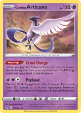 Galarian Articuno 063/203 Rare Holo from Evolving Skies