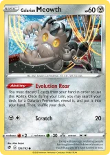 Galarian Meowth 126/192 Common from Rebel Clash