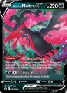 Galarian Moltres V 097/198 Rare Holo V from Chilling Reign