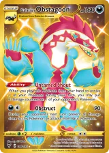 Galarian Obstagoon 198/185 Secret Rare from Vivid Voltage