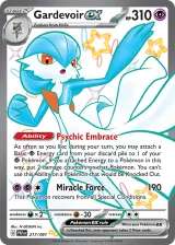 Gardevoir ex 217/091 Shiny Ultra Rare from Paldean Fates