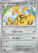 Gholdengo 131/191 Uncommon from Surging Sparks