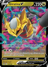 Giratina V 130/196 Rare Holo V from Lost Origin