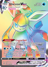 Glaceon VMAX 208/203 Rainbow Rare from Evolving Skies