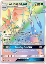 Golisopod-GX 148/147 Rainbow Rare from Burning Shadows