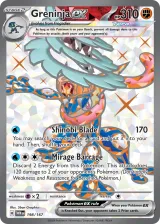 Greninja ex 198/167 Ultra Rare from Twilight Masquerade