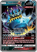 Guzzlord-GX 63/111 Rare Holo GX from Crimson Invasion