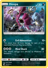 Hoopa 140/236 Rare Holo from Unified Minds