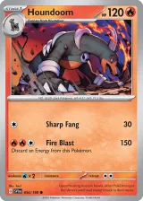 Houndoom 034/198 Common from Scarlet & Violet Base