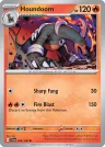 Houndoom 034/198 Common from Scarlet & Violet Base