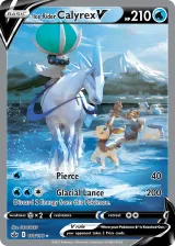 Ice Rider Calyrex V 164/198 Ultra Rare from Chilling Reign