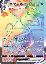 Inteleon VMAX 195/192 Rainbow Rare from Rebel Clash