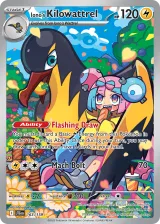 Iono's Kilowattrel 163/159 Illustration Rare from Journey Together
