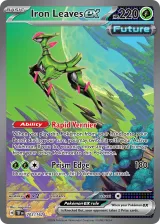Iron Leaves ex 203/162 Special Illustration Rare from Temporal Forces