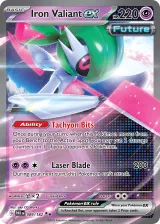 Iron Valiant ex 089/182 Double Rare from Paradox Rift