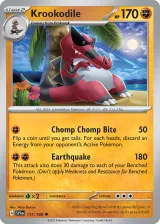 Krookodile 117/198 Uncommon from Scarlet & Violet Base
