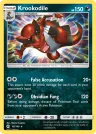 Krookodile 85/149 Rare Holo from Sun & Moon Base