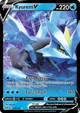 Kyurem V 048/196 Rare Holo V from Lost Origin