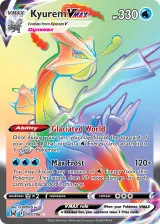 Kyurem VMAX 197/196 Rainbow Rare from Lost Origin