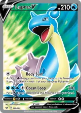 Lapras V 189/202 Ultra Rare from Sword & Shield Base