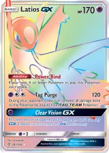 Latios-GX 243/236 Rainbow Rare from Unified Minds