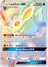 Leafeon-GX 157/156 Rainbow Rare from Ultra Prism