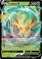 Leafeon V 007/203 Rare Holo V from Evolving Skies