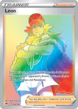 Leon 195/185 Rainbow Rare from Vivid Voltage