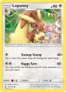 Lopunny 107/156 Uncommon from Ultra Prism