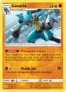 Lucario 67/156 Rare Holo from Ultra Prism
