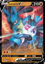 Lucario V 146/264 Rare Holo V from Fusion Strike
