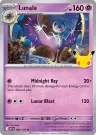 Lunala 080/128 Rare from 30th Celebration