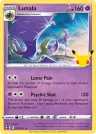 Lunala 15/25 Rare Holo from Celebrations