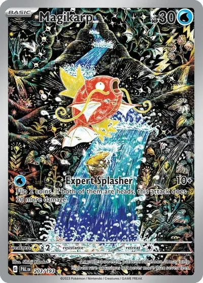 Magikarp 203/193 Illustration Rare from Paldea Evolved