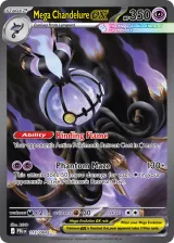 Mega Chandelure ex 115/084 Special Illustration Rare from Pitch Black