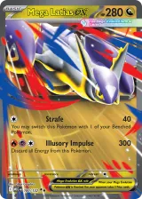 Mega Latias ex 100/132 Double Rare from Mega Evolution Base