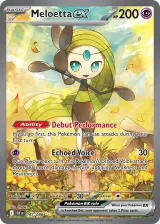 Meloetta ex 167/086 Special Illustration Rare from Black Bolt