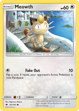 Meowth 101/147 Common from Burning Shadows