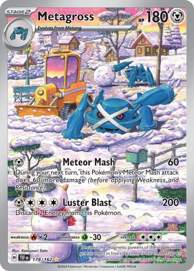 Metagross 178/162 Illustration Rare from Temporal Forces