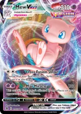 Mew VMAX 114/264 Rare Holo VMAX from Fusion Strike