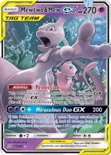 Mewtwo & Mew-GX 71/236 Rare Holo GX from Unified Minds