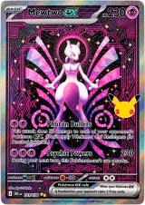 Mewtwo ex 151/128 Special Illustration Rare from 30th Celebration